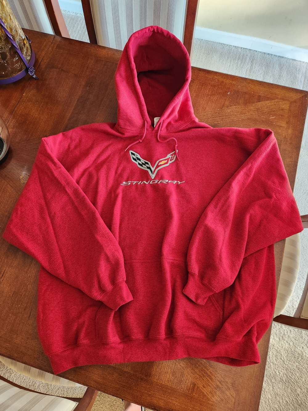 Stingray Red Pullover Hoodie
